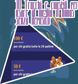 Bonus senza deposito 10 euro