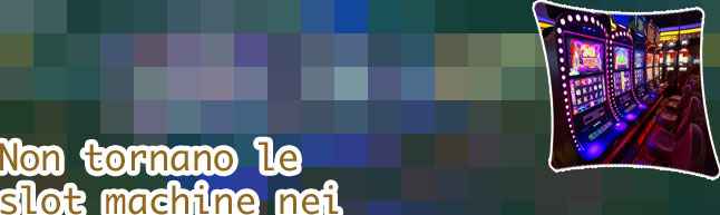 Slot machine nei bar