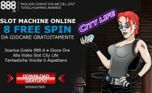 Bonus 8 Free Spin da 888.it